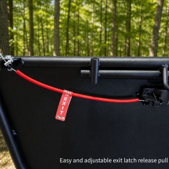 ShockPros Convertible Full, Half Hinged Doors - Can Am Defender Max - alt image 10