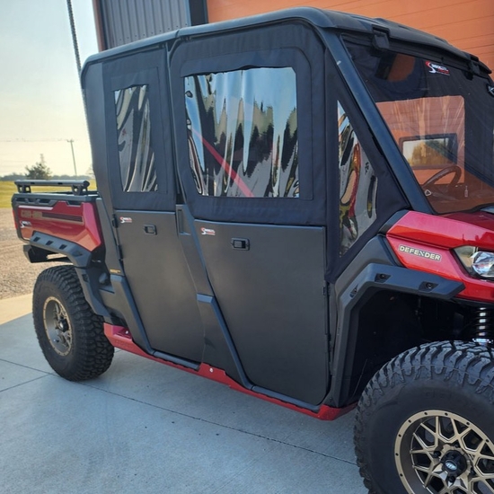 ShockPros Convertible Full, Half Hinged Doors - Can Am Defender Max - alt image 2