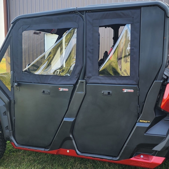 ShockPros Convertible Full, Half Hinged Doors - Can Am Defender Max - alt image 6