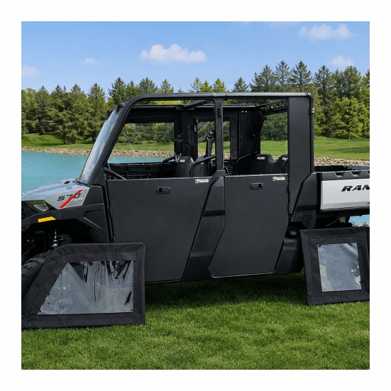 ShockPros Convertible Full, Half Hinged Doors - Polaris Ranger Crew SP 570 - alt image 2