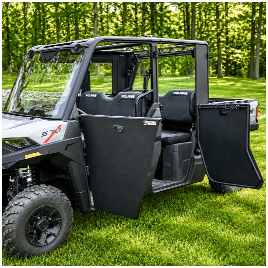 ShockPros Convertible Full, Half Hinged Doors - Polaris Ranger Crew SP 570 - alt image 3