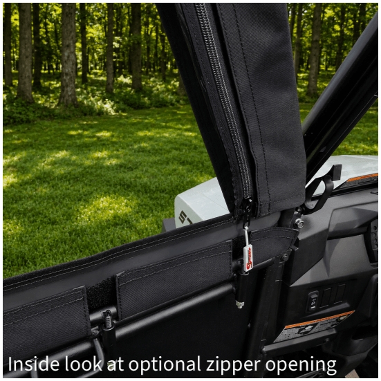 ShockPros Convertible Full, Half Hinged Doors - Polaris Ranger Crew SP 570 - alt image 8