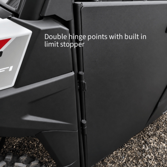 ShockPros Convertible Full, Half Hinged Doors - Polaris Ranger Crew SP 570 - alt image 11