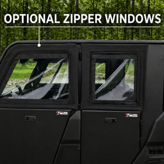 ShockPros Convertible Full, Half Hinged Doors - Polaris Ranger Crew SP 570 - alt image 14
