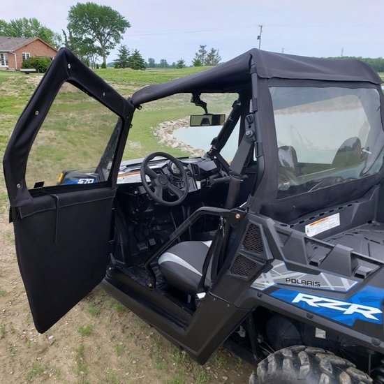 Shockpros Full Cab Enclosure w/ Hinged Doors - 2008-22 Polaris RZR 570, S 570, 800, S 800, XP 900 - alt image 1