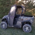 ShockPros Full Cab Enclosure w/ Hinged Doors and Soft Top - Kymco UXV 450
