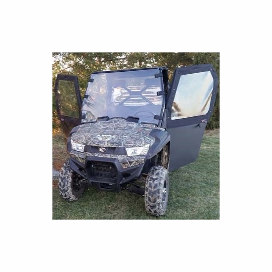 ShockPros Full Cab Enclosure w/ Hinged Doors and Soft Top - Kymco UXV 450 - alt image 1