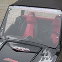 ShockPros Full Front Windshield - 2008-22 Polaris RZR 570, S 570, 800, S 800, XP 900