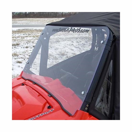 ShockPros Full Front Windshield - 2008-22 Polaris RZR 570, S 570, 800, S 800, XP 900