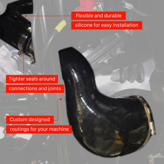 Silicone Riser Snorkel Kit by Snorkel Your ATV - 2025-26 Can Am Outlander 850, 1000 - alt image 6