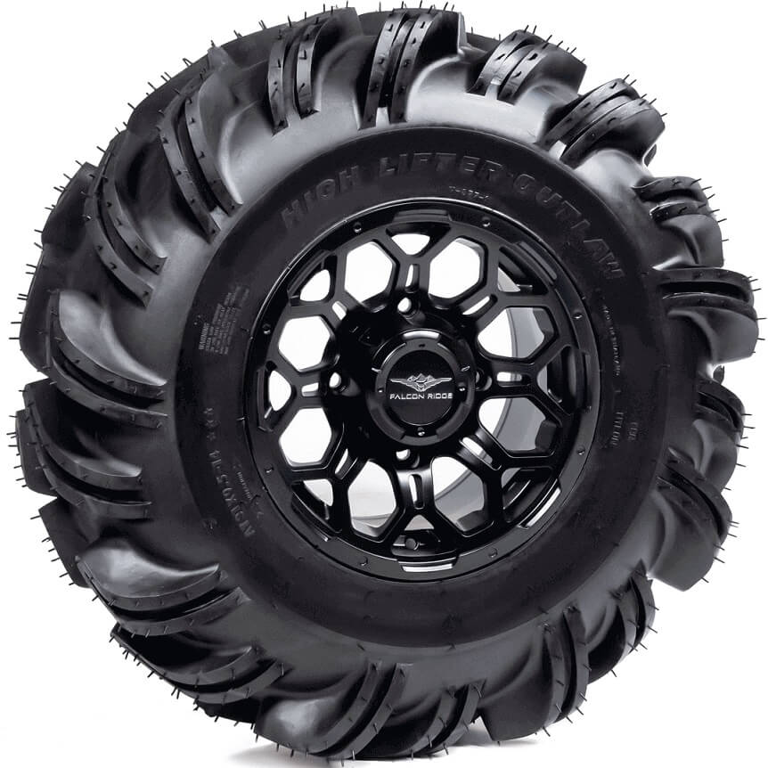 Matte Black HC8S Wheel & Outlaw Mud Tire Side by Side Stuff