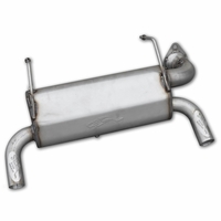 SLP Raw Stainless Slip On Performance Exhaust - 2012-14 Polaris RZR XP 900