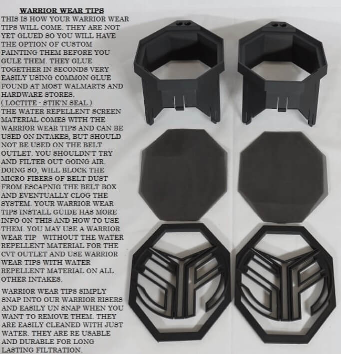 Snorkel Kit for CF Moto ZForce 950 Side by Side Stuff