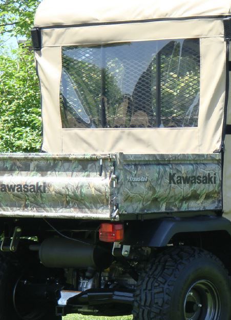 mayu1023様 Kawasaki Mule 3000 and 3010 Onyx Black 3 Star Rear Soft Panel