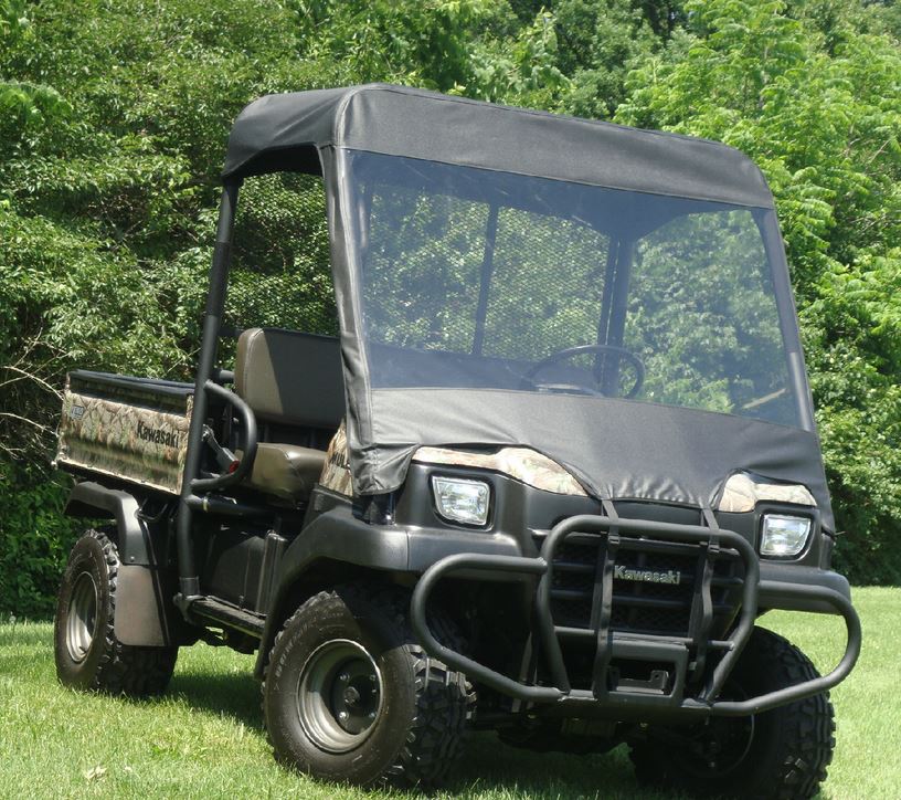 Kawasaki Mule 4010 Windshield and Top Side By Side Stuff