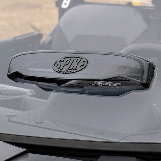 Spike Hard Coated Rapid Release Dual-Vented Front Windshield - John Deere Gator XUV 835, 865 - alt image 0