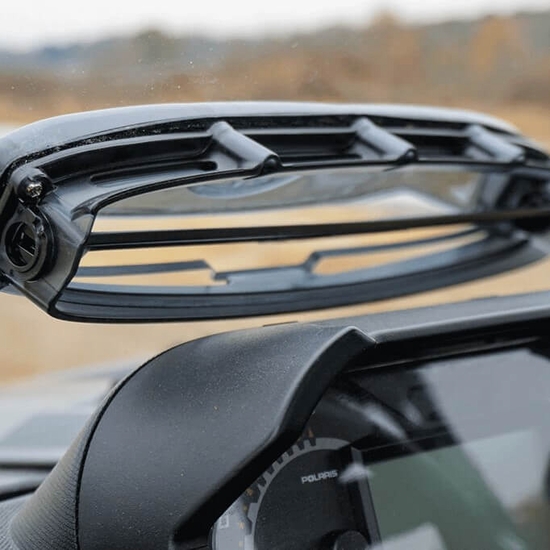 Spike Hard Coated Rapid Release Dual-Vented Front Windshield - John Deere Gator XUV 835, 865 - alt image 2