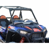 Spike Hard Coated Rapid Release Half Front Windshield - 2018-23 Polaris RZR XP 1000,  XP Turbo, Turbo S
