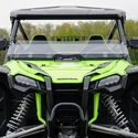 Spike Hard Coated Half Front Windshield - Honda Talon 1000