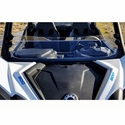 Spike Hard Coated Half Windshield - 2018-24 Can Am Commander, Maverick Trail, Sport