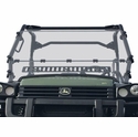 Spike Hard Coated Hinged Front Windshield w/ Vents - John Deere Gator HPX, XUV 620i, 625i, 825i, 850d, 855d