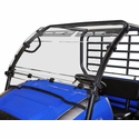 Spike Hard Coated Hinged Front Windshield w/ Vents - Kawasaki Mule SX