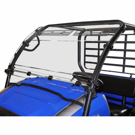Spike Hard Coated Hinged Front Windshield w/ Vents - Kawasaki Mule SX - alt image 0