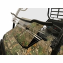 Spike Hard Coated Hinged Front Windshield w/ Vents - Kawasaki Mule SX