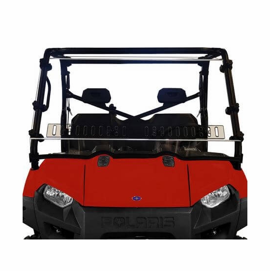 Spike Hard Coated Rapid Release Vented Front Windshield - 2009-14 Full Size Polaris Ranger XP 700, XP 800 and 2016-24 57 - alt image 0