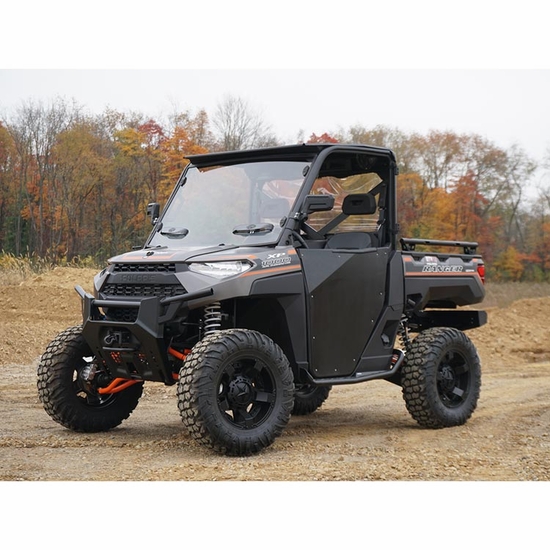 Spike Hard Coated Rapid Release Vented Front Windshield - 2013-26 Full Size Polaris Ranger w/ Pro-Fit Cage - alt image 2