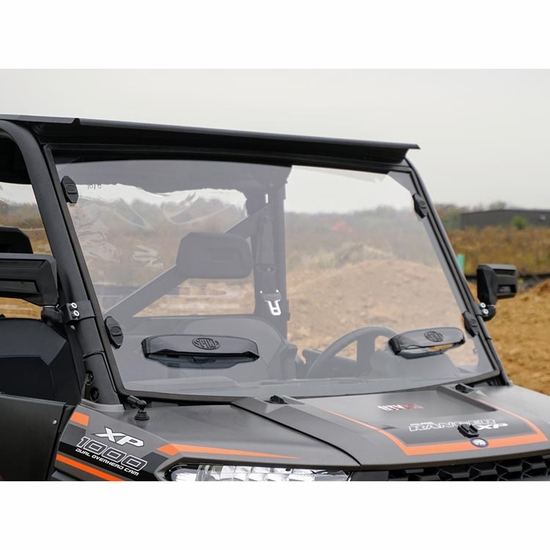 Spike Hard Coated Rapid Release Vented Front Windshield - 2013-26 Full Size Polaris Ranger w/ Pro-Fit Cage - alt image 0
