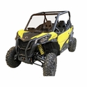 Spike Hard Coated Rapid Release Vented Front Windshield - 2018-26 Can Am Commander, Maverick Trail, Sport