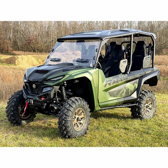 Spike Hard Coated Rapid Release Vented Front Windshield - 2021-26 Yamaha Wolverine RMAX, X2, X4 - alt image 7