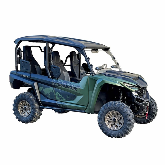 Spike Hard Coated Rapid Release Vented Front Windshield - 2021-26 Yamaha Wolverine RMAX, X2, X4 - alt image 0