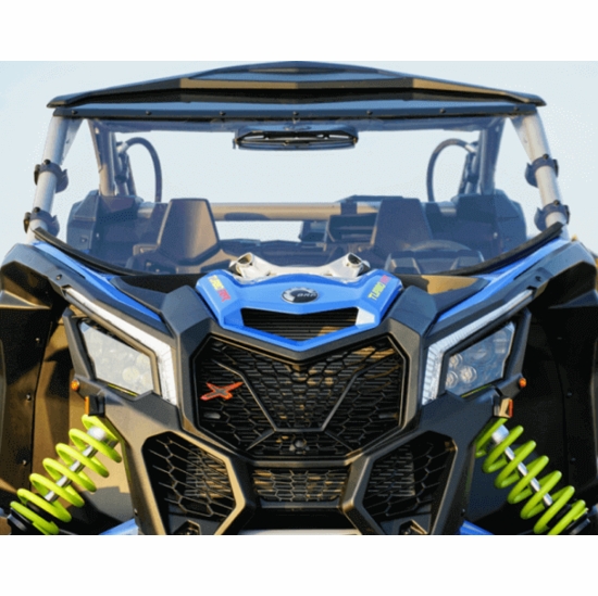 Spike Hard Coated Rapid Release Vented Front Windshield - Can Am Maverick X3 - alt image 2