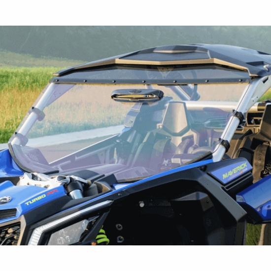 Spike Hard Coated Rapid Release Vented Front Windshield - Can Am Maverick X3 - alt image 4