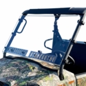 Spike Hard Coated Vented Front Windshield - Kawasaki Mule Pro-MX