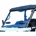 Spike Hard Coated Rapid Release Vented Front Windshield - Kawasaki Ridge