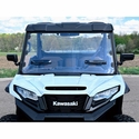 Spike Hard Coated Rapid Release Vented Front Windshield - Kawasaki Ridge