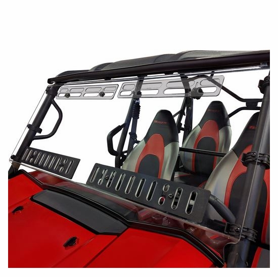Spike Hard Coated Rapid Release Vented Front Windshield - Kawasaki Teryx4, Teryx 800