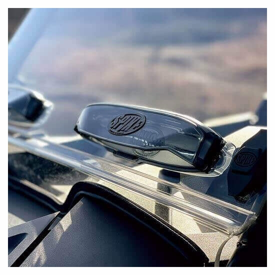 Spike Hard Coated Rapid Release Vented Front Windshield - 2019-23 Polaris RZR XP 1000,  XP Turbo, Turbo S, Trail - alt image 2