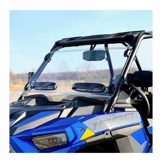 Spike Hard Coated Rapid Release Vented Front Windshield - 2019-23 Polaris RZR XP 1000,  XP Turbo, Turbo S, Trail