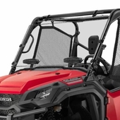 Spike Hard Coated Rapid Release Vented Front Windshield - Honda Pioneer 1000