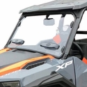 Spike Hard Coated Rapid Release Vented Front Windshield - Polaris General 1000, XP 1000