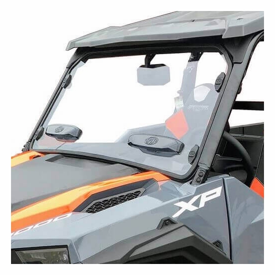 Spike Hard Coated Rapid Release Vented Front Windshield - Polaris General 1000, XP 1000 - alt image 0