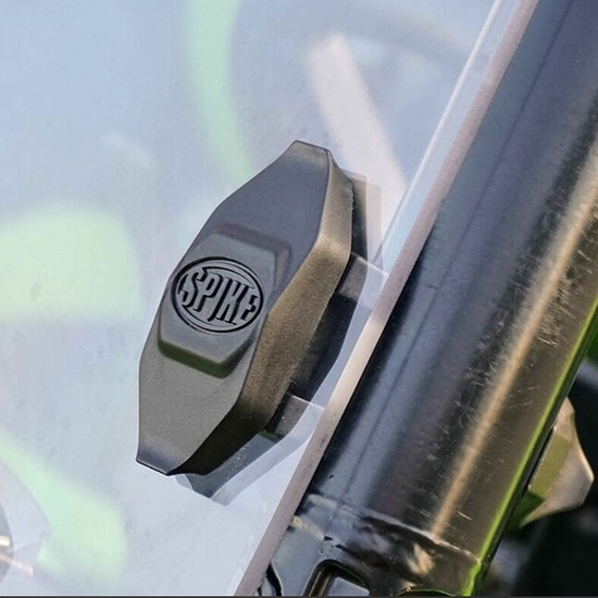 Spike Hard Coated Rapid Release Vented Front Windshield - Polaris RZR PRO XP, Turbo R - alt image 1