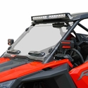 Spike Hard Coated Rapid Release Vented Front Windshield - Polaris RZR PRO XP, Turbo R