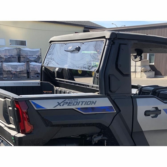 Spike Hard Coated Vented Rear Windshield - Polaris Xpedition XP - alt image 1