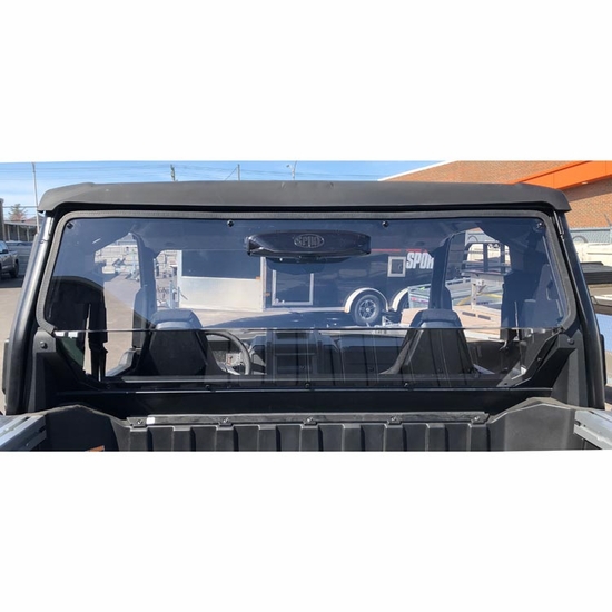 Spike Hard Coated Vented Rear Windshield - Polaris Xpedition XP - alt image 2