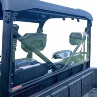 Spike Rapid Release Vented Rear Windshield - 2022-26 CF Moto UForce 600